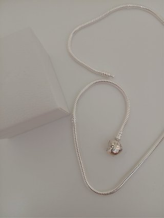 Collar Pandora Corazón Plata
