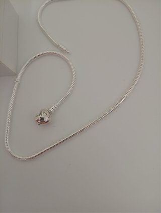 Collar Pandora Corazón Plata