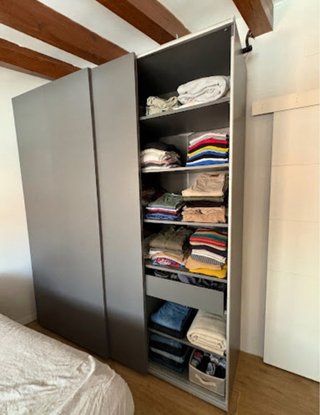 Armario IKEA PAX/HASVIK Gris