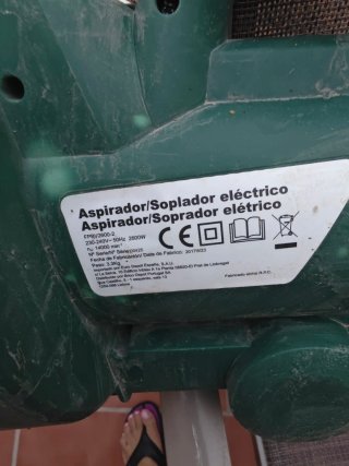 Aspiradora y Sopladora de Hojas  cinta de sujeción