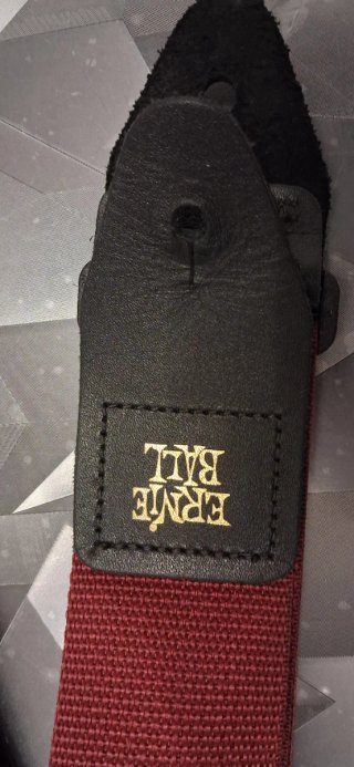 Correa Guitarra Bajo Ernie Ball Granate