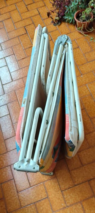 Hamaca plegable multicolor