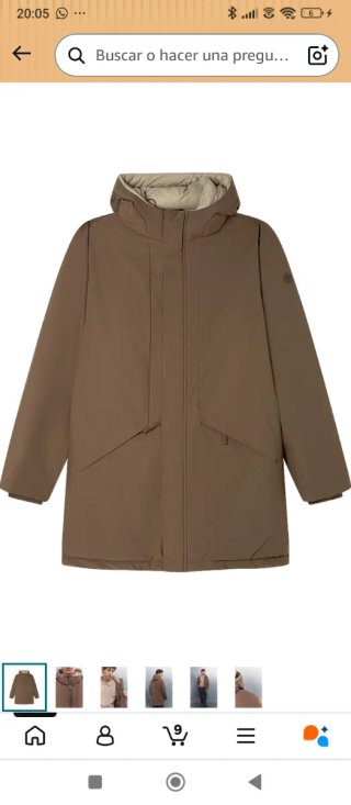 Parka Springfield Marrón Hombre