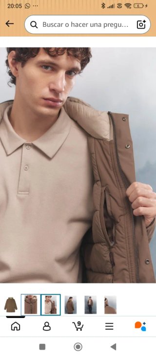 Parka Springfield Marrón Hombre