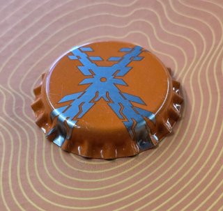 Chapa de cerveza Tronzadora Amber.