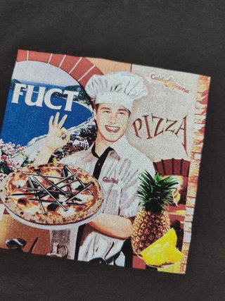 Camiseta Fuct Vintage Pizza Talla L