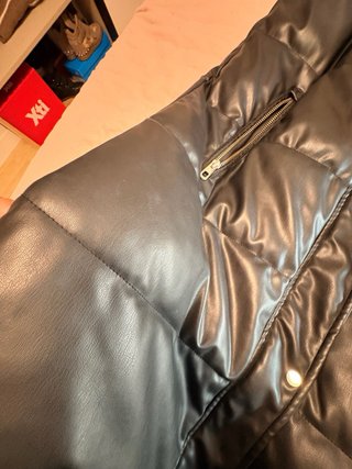 Chaleco Zara Negro Mate