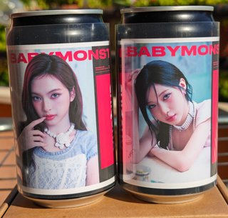 Cans Set BABYMONSTER Tag Live Label Asa e Chiquita