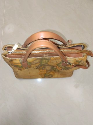 Borsa Alviero Martini stampa mappa
