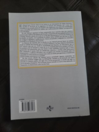 Manual de historia del derecho