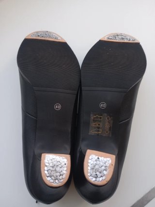 Zapatos Flamenco El Rocio Negros