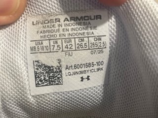 Under Armour UA Jet '25 Talla 42 Blancas