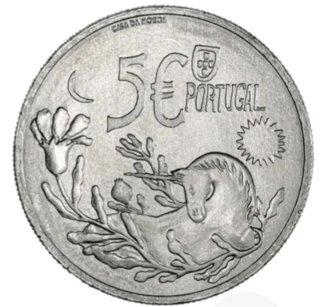 MONEDA CONMEMORATIVA 5€ PORTUGAL 2023. UNICORNIO