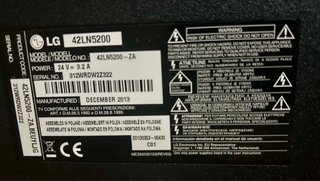 TV LG 42” Full HD LED – 42LN5200 – Muy buen estado