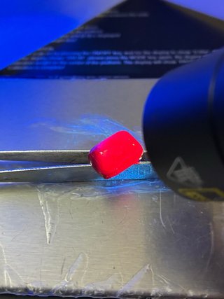 Rubí Cabujón Natural 8.76 ct Púrpura ALGT