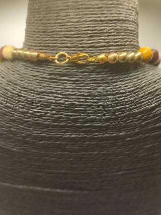 Collar artesanal Jaspe Mookaita