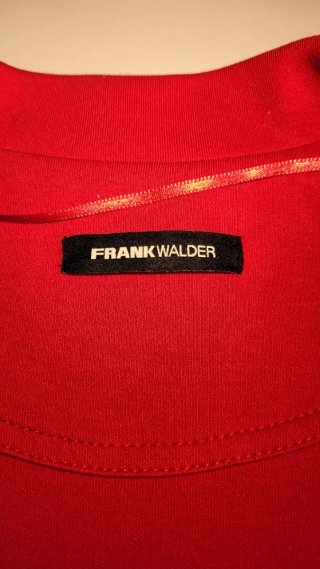 Blazer Rojo Frank Walder Talla 44/XL Elegante
