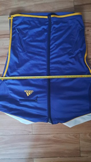 Chaqueta Adidas Vintage con Capucha Azul