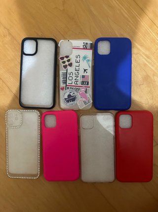 Pack 7 Fundas iPhone 11