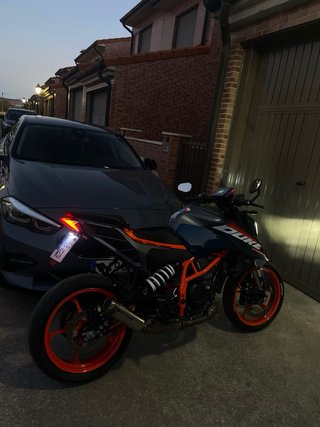 KTM 390 Duke Azul/Naranja