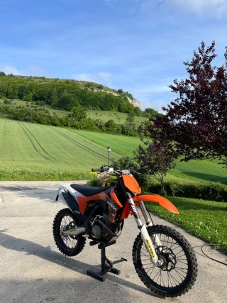 KTM SXF 250 Naranja/Blanco Motocross