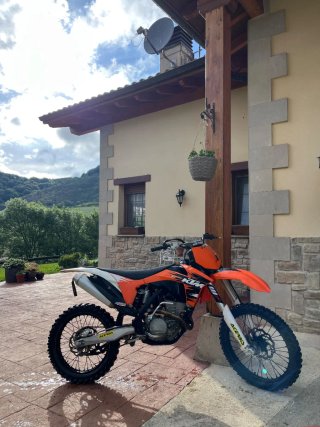 KTM SXF 250 Naranja/Blanco Motocross