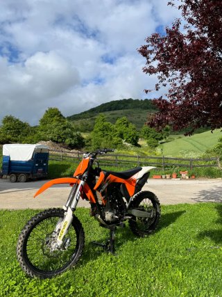 KTM SXF 250 Naranja/Blanco Motocross