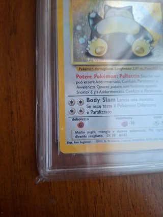 Snorlax 11/64 Jungle Holo - Graduata PSA 5