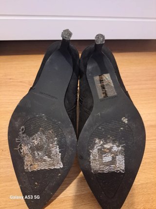 Botines Mariamare negros tacón medio