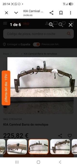 Bola de remolque Kia Carnival