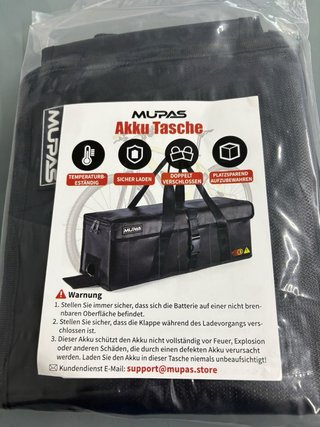 MUPAS Akku Tasche - Bolsa Batería Bicicleta