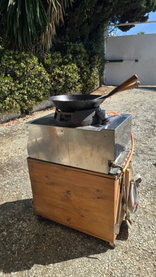 Cocina a gas Wok Ozti