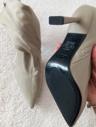 Botines Zara Talla 40 Beige