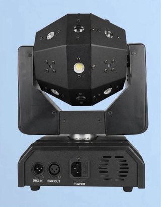 Cabeza Móvil LED Mini Efecto Discoteca