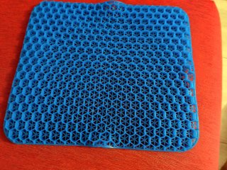 Cojín Gel Asiento Flexible Azul