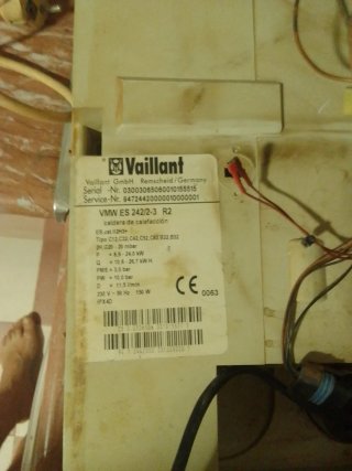 Placa mando caldera Vaillant