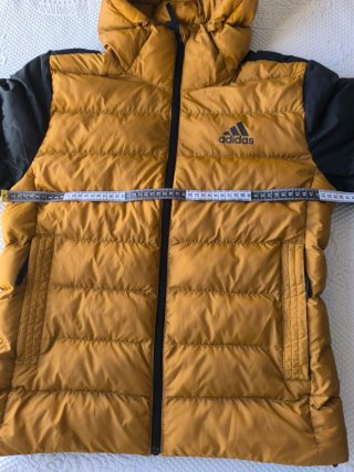 Chaqueta Adidas mostaza y negra talla M