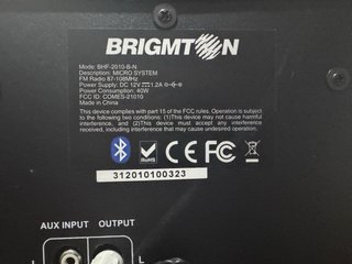 Altavoces 2.1 BRIGMTON Bluetooth USB SD