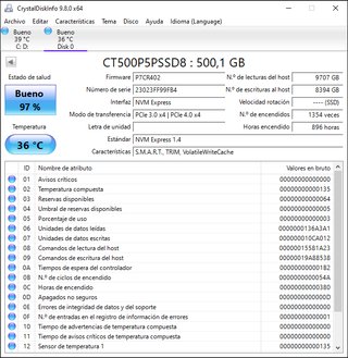 Crucial P5 Plus 500GB NVMe SSD RECOMENDADO PS5
