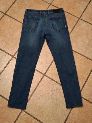 Pantaloni jeans PT Torino blu cotone stretch