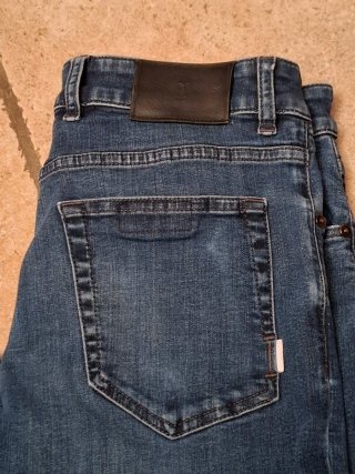 Pantaloni jeans PT Torino blu cotone stretch