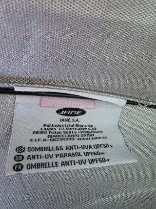Sombrilla Jane para cochecito