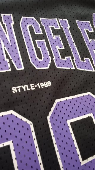 Camiseta Baloncesto Los Angeles 26 Negra Morada