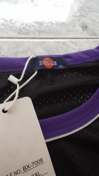 Camiseta Baloncesto Los Angeles 26 Negra Morada