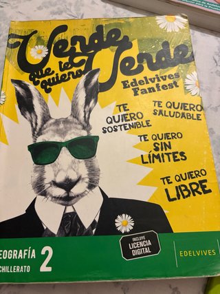 Libro geografia 2 bachillerato edelvives