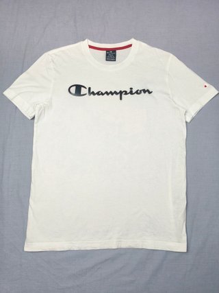 Champion Camiseta Manga Corta Blanca Talla S