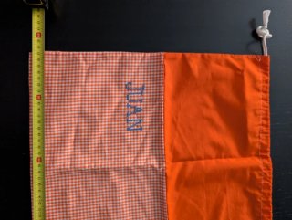 Bolsa tela infantil JUAN. Cómo nueva.