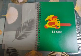 Cuaderno Club Nintendo Link Pixelado