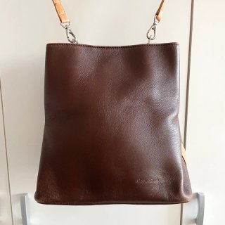 Bolso de cuero Carla Sade marrón
