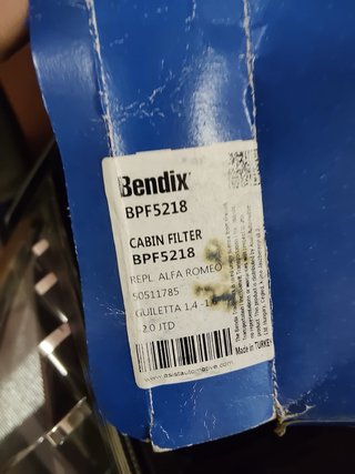 Filtro Aria Bendix